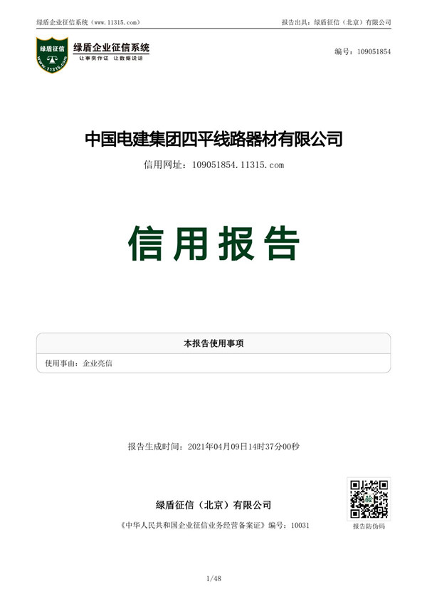 信用报告